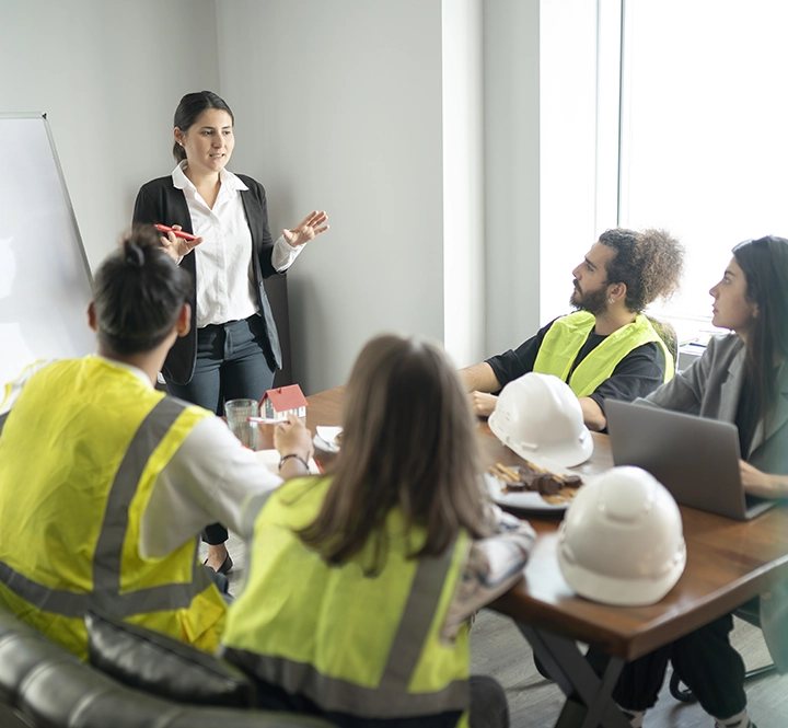 Safety Training at a Table